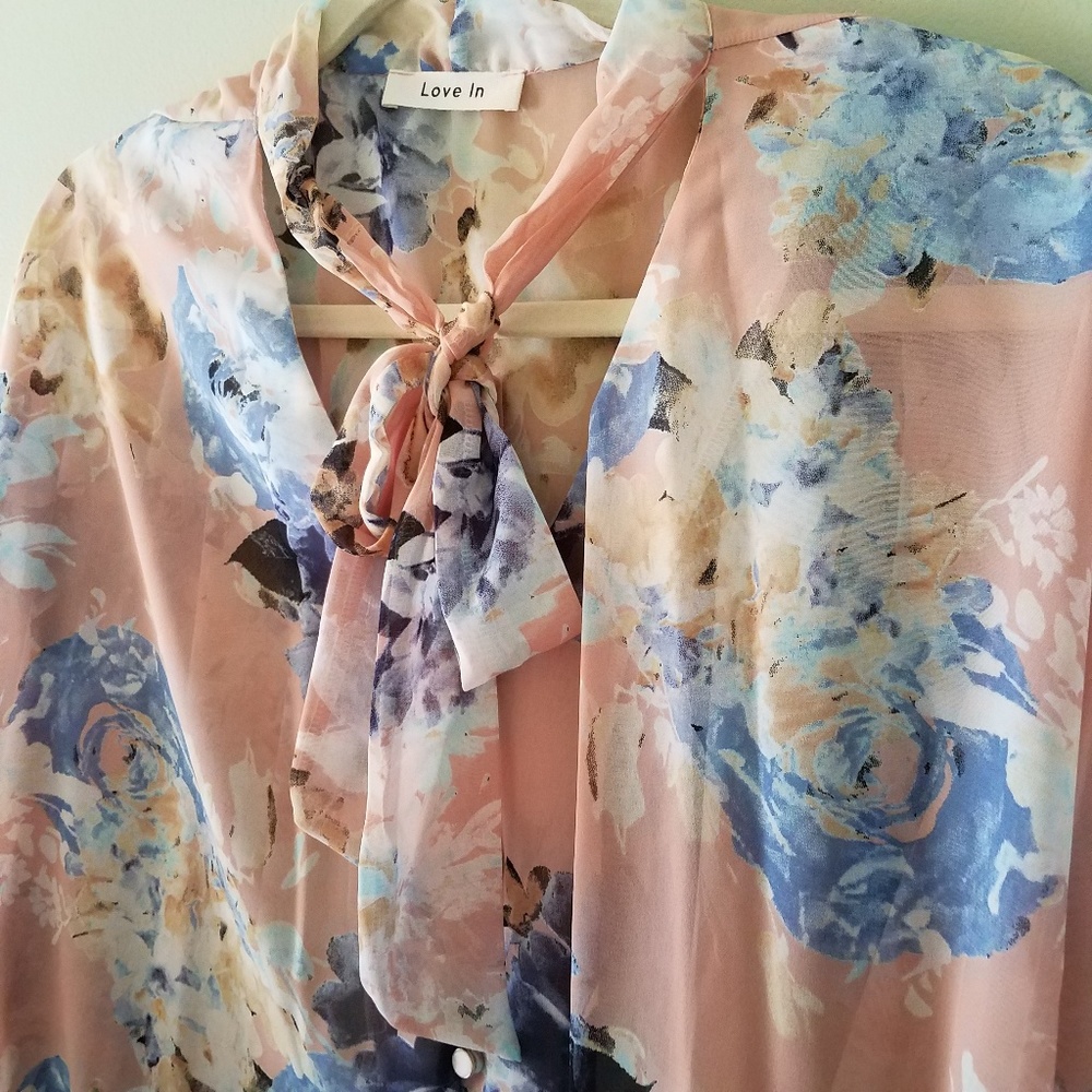 Love In | Floral Sheer Blouse {Just In!} Boho Chic